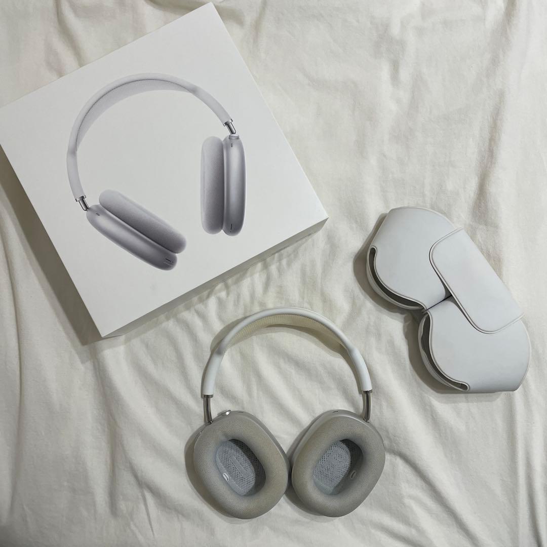 AirPodsMAX シルバー ワイヤレスヘッドホン