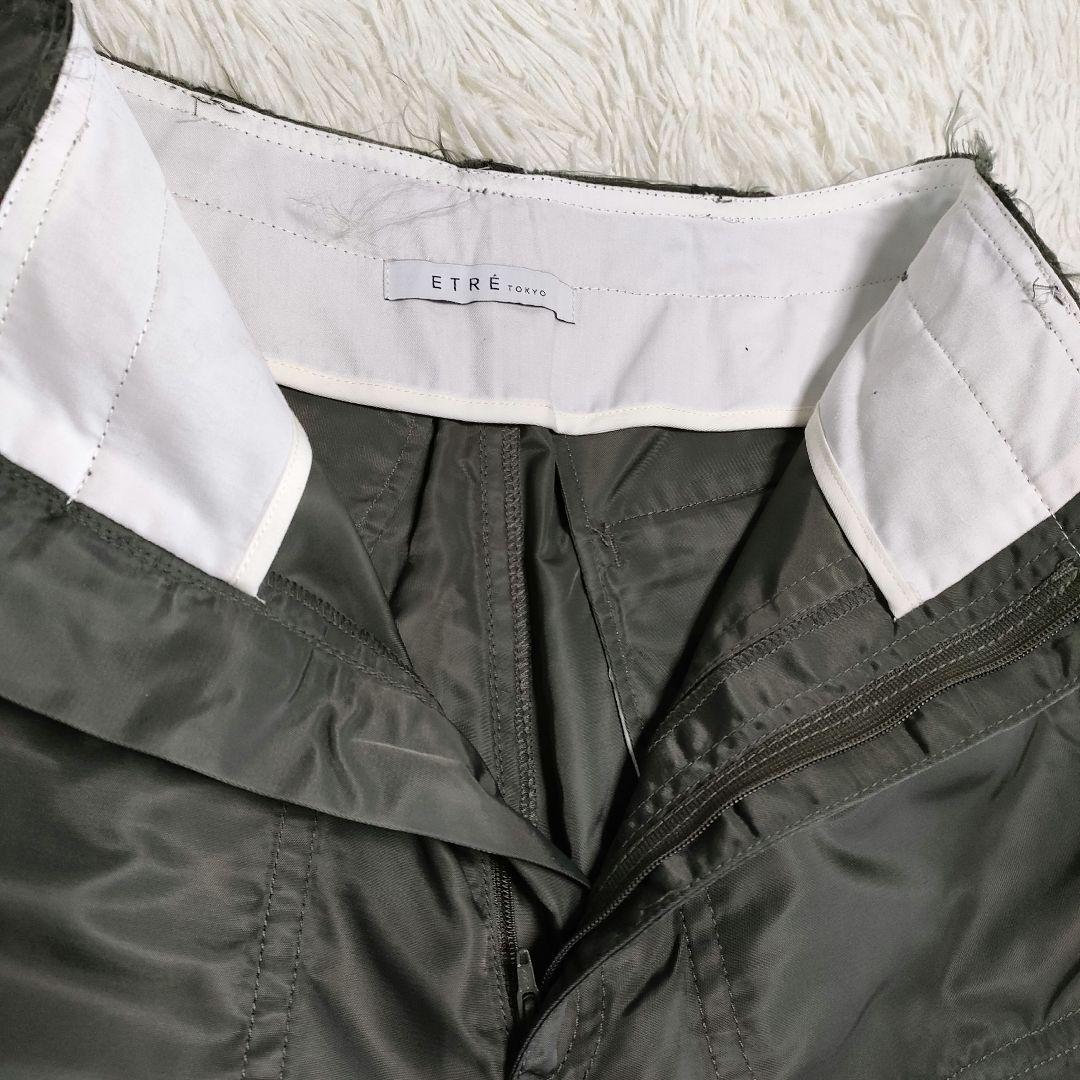 ꧁Canalicious꧂様 ETRETOKYO ベルテッドヘムカーゴパンツ