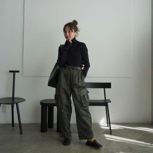 ꧁Canalicious꧂様 ETRETOKYO ベルテッドヘムカーゴパンツ