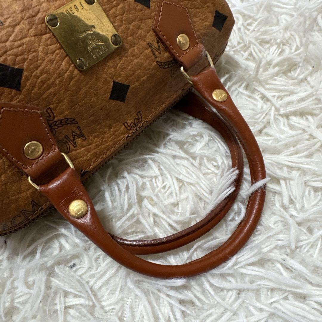 MCM エムシーエム ミニボストン 2way ショルダー ヴィセトス