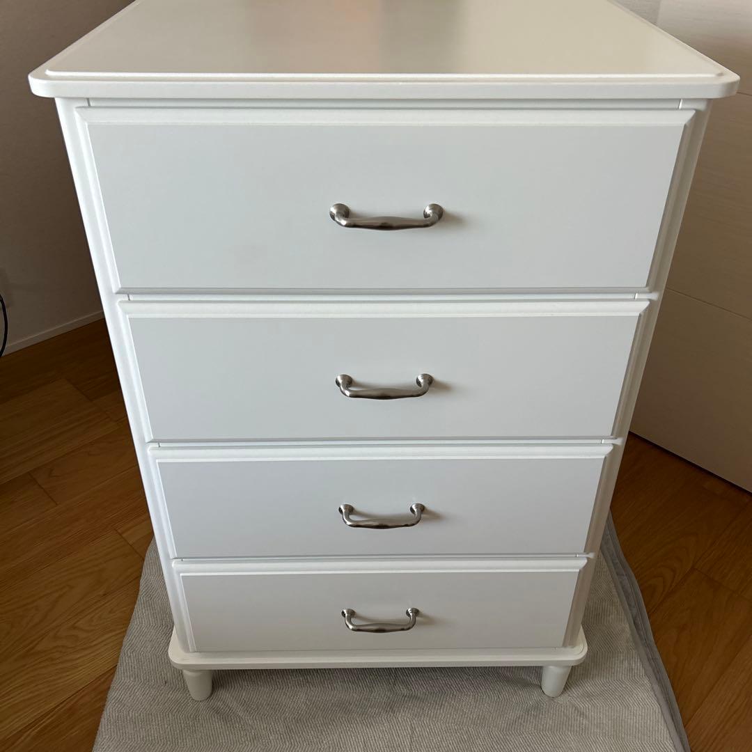 【送料込み】IKEA イケア ティッセダール 白 チェスト　インナーボックス付き