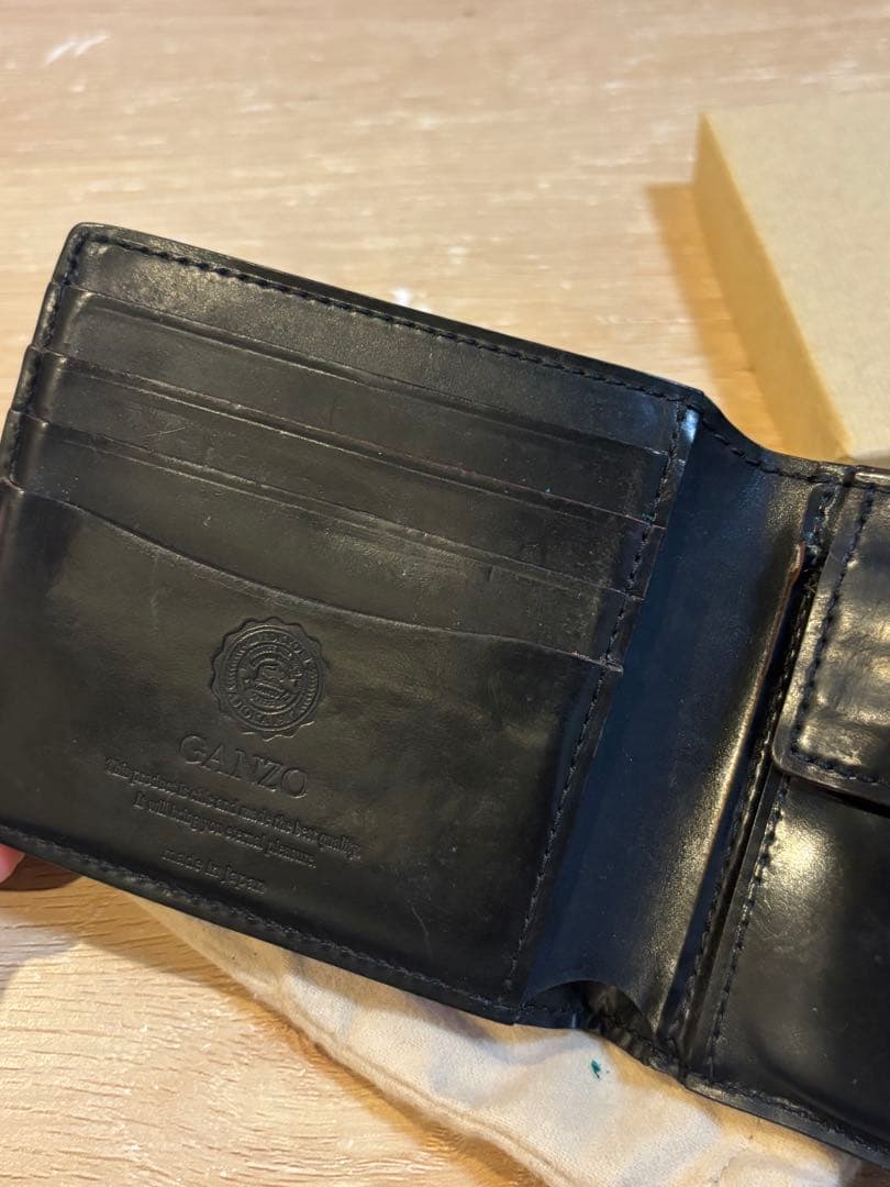 【GANZO】SHELL CORDOVAN 二つ折り財布
