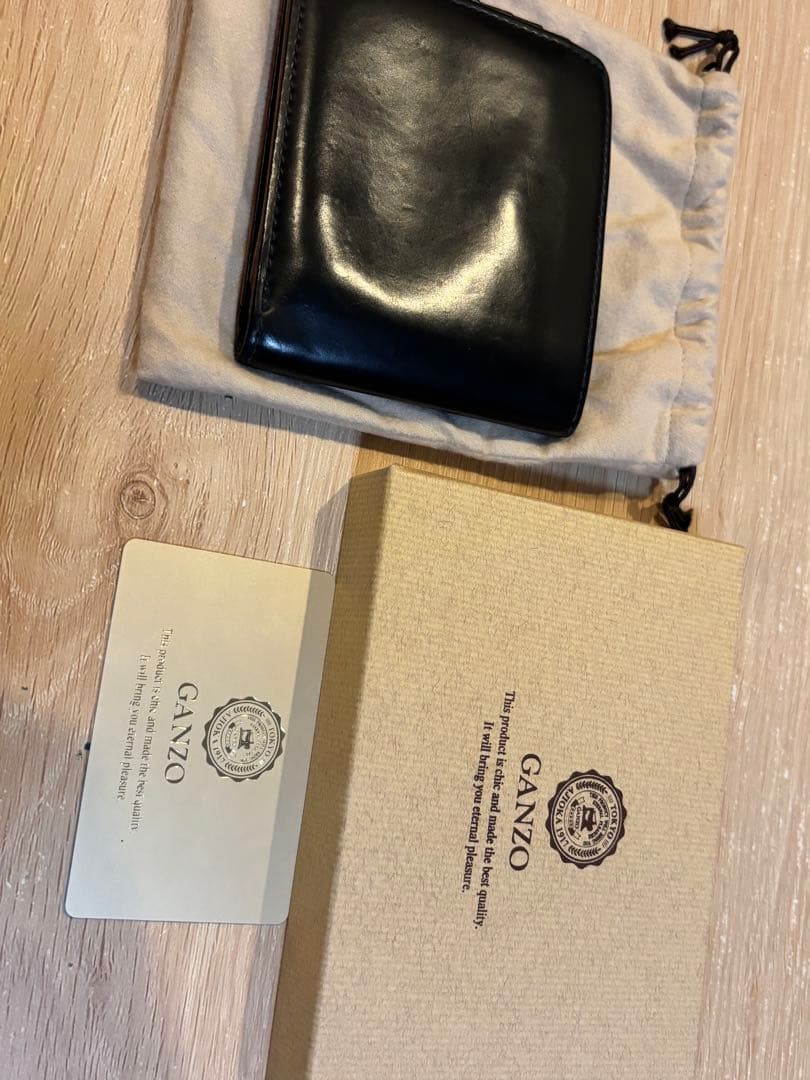【GANZO】SHELL CORDOVAN 二つ折り財布
