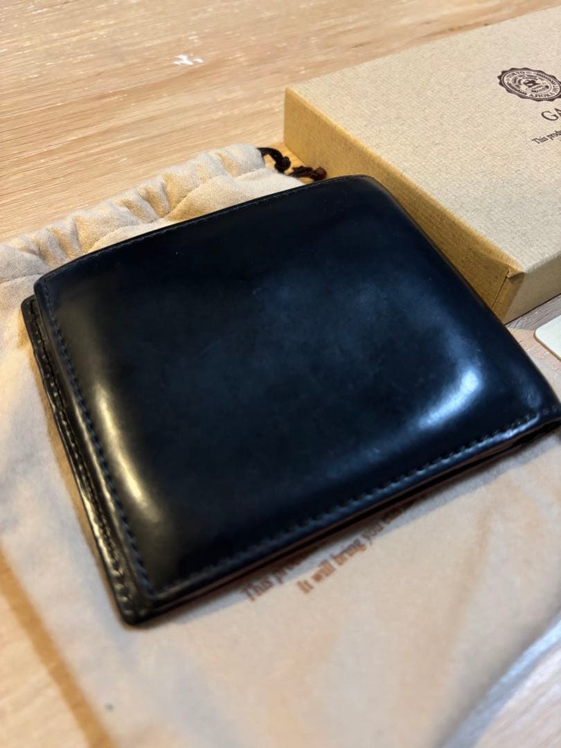 【GANZO】SHELL CORDOVAN 二つ折り財布