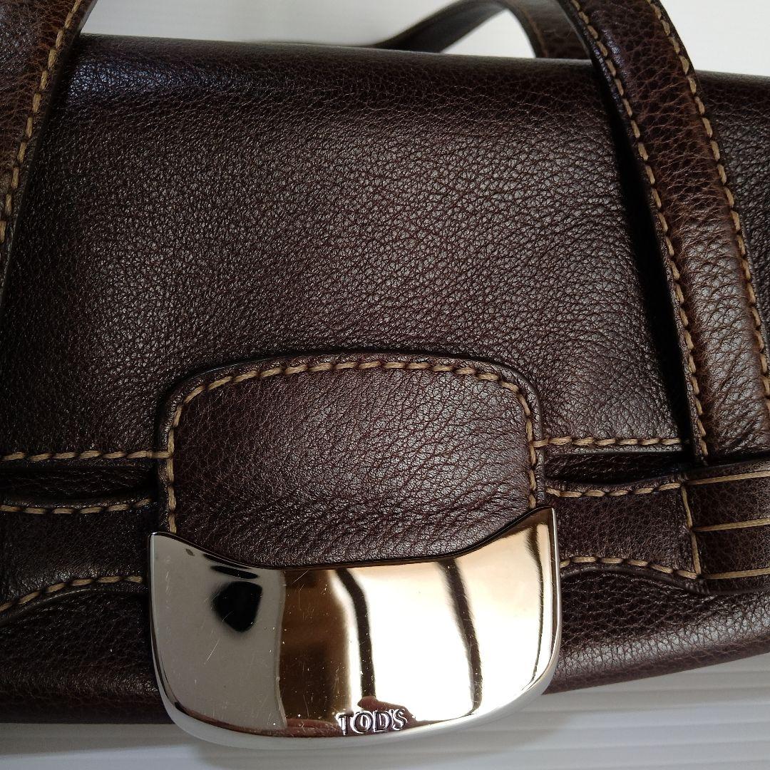 【TODS/トッズ】レザーショルダーバッグ