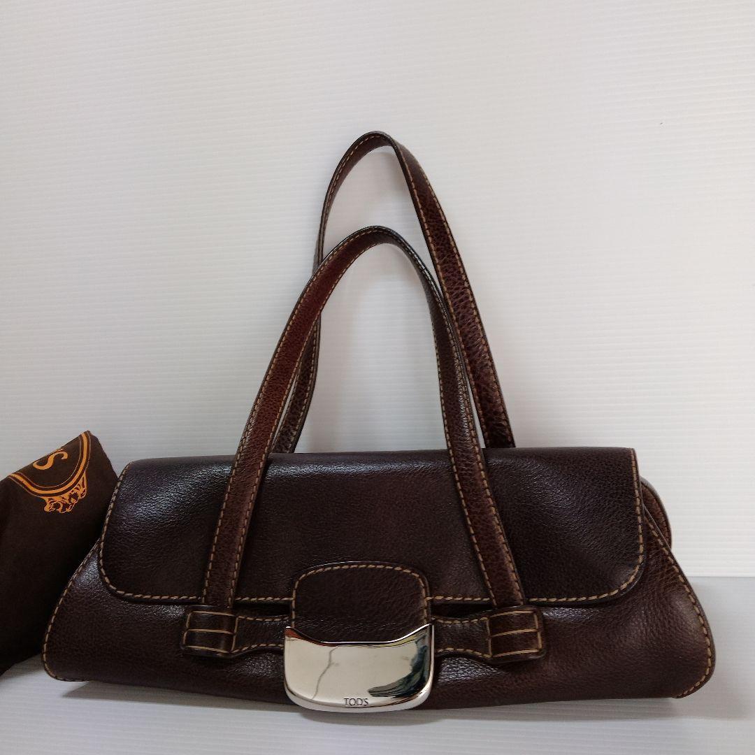 【TODS/トッズ】レザーショルダーバッグ