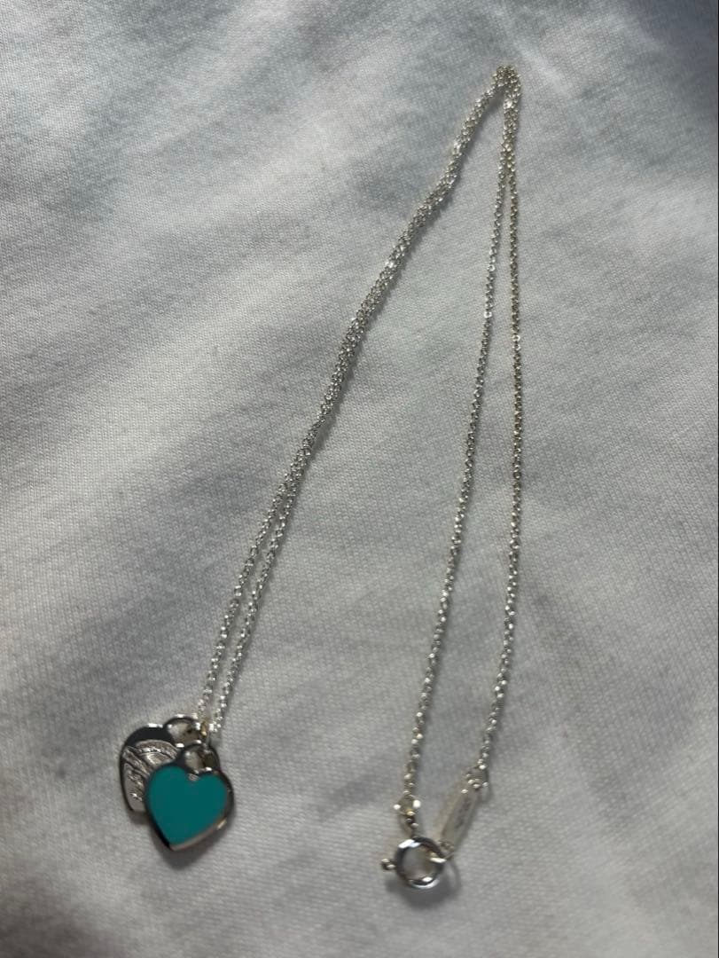 Tiffany リターントゥ ダブルハート ネックレス シルバー