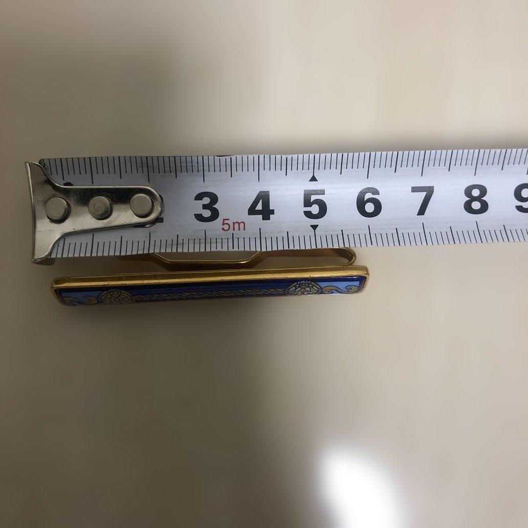 HERMES ネクタイピン 青