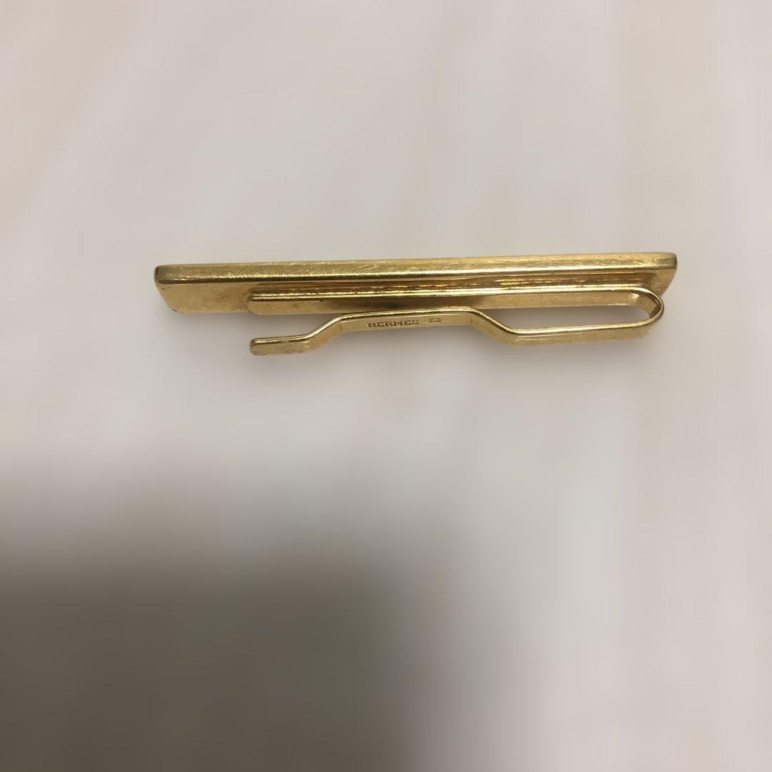 HERMES ネクタイピン 青