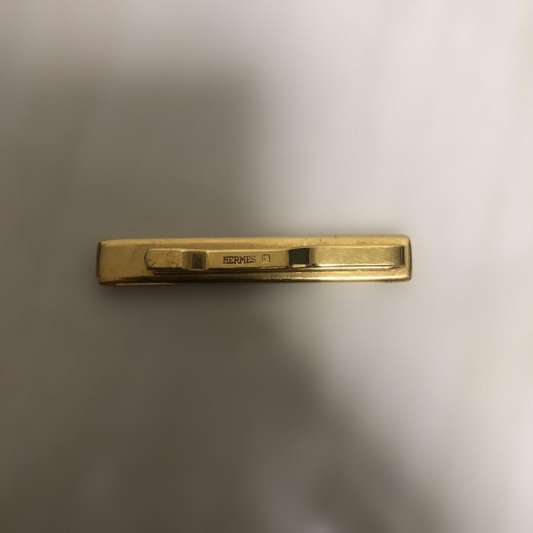 HERMES ネクタイピン 青