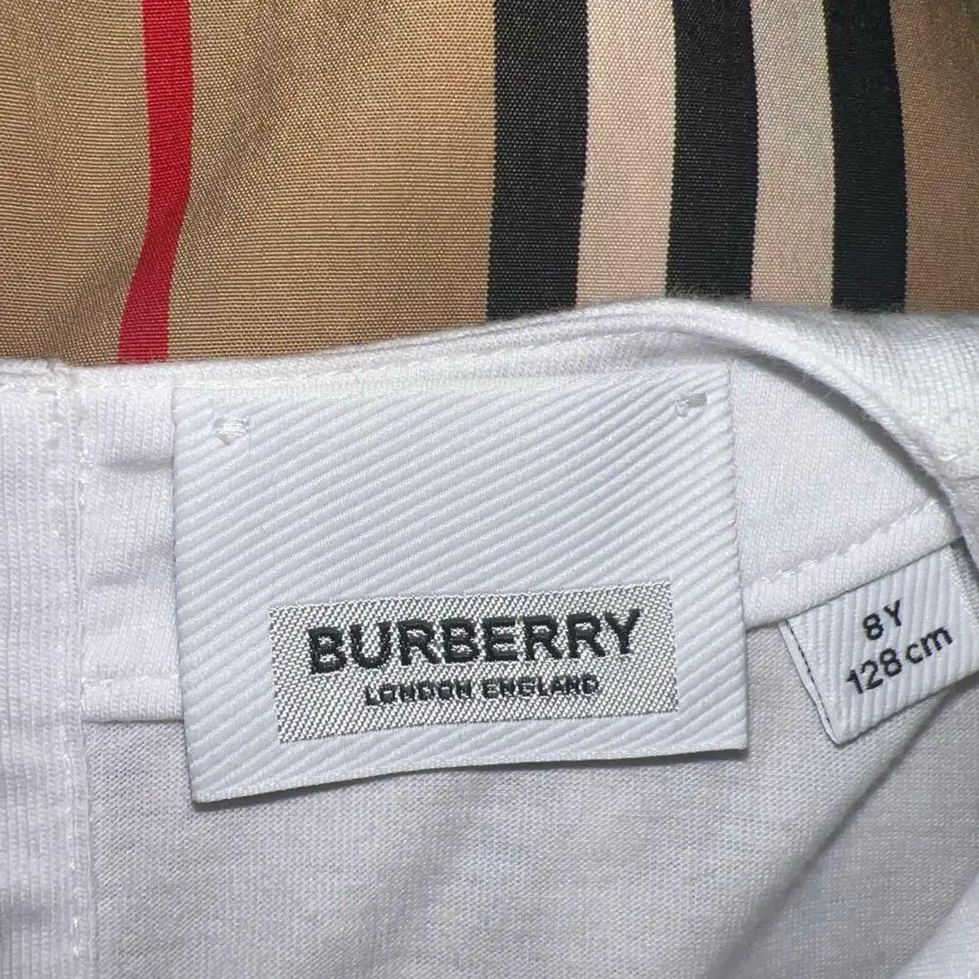 BURBERRY アイコンストライプ 切り替えワンピース