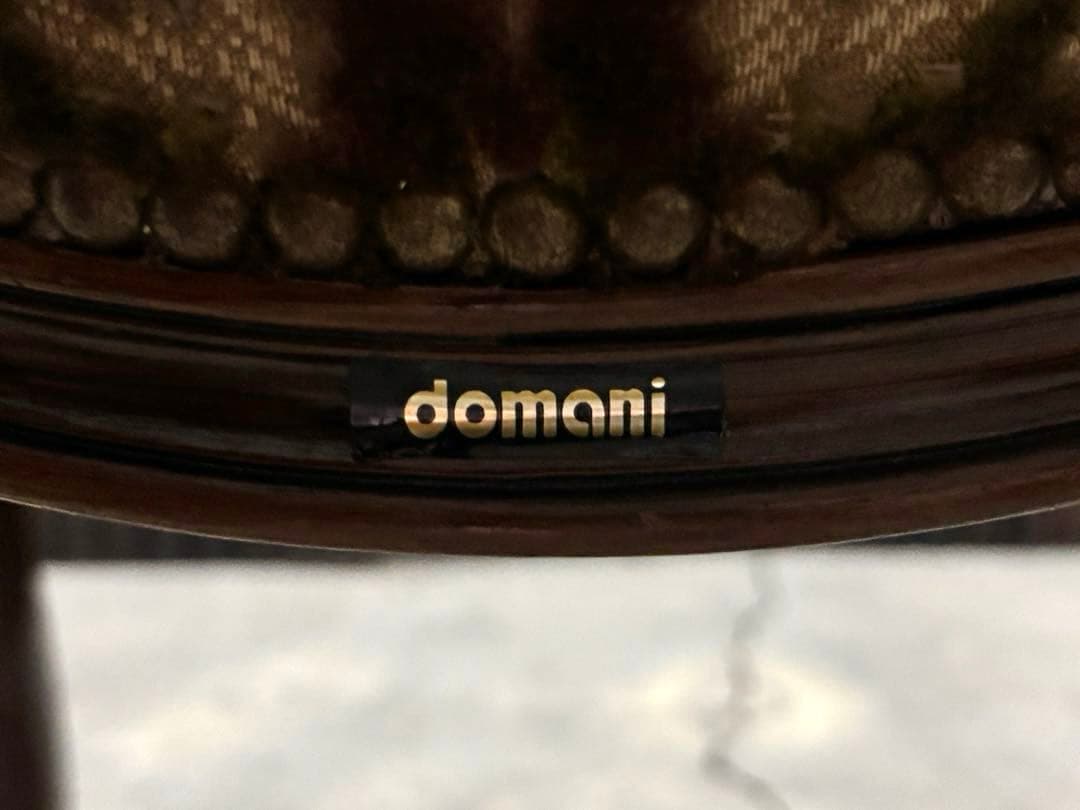 N2276 カリモク　ドマーニ　金華山　ルイ15世　鋲打ち　ダイニングチェア