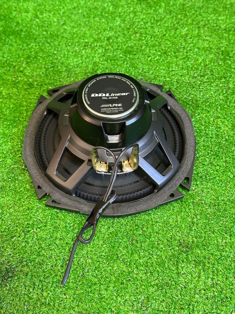 アルパインDDL-R170S(17cm)ツイーター付きカースピーカー動作確認済み