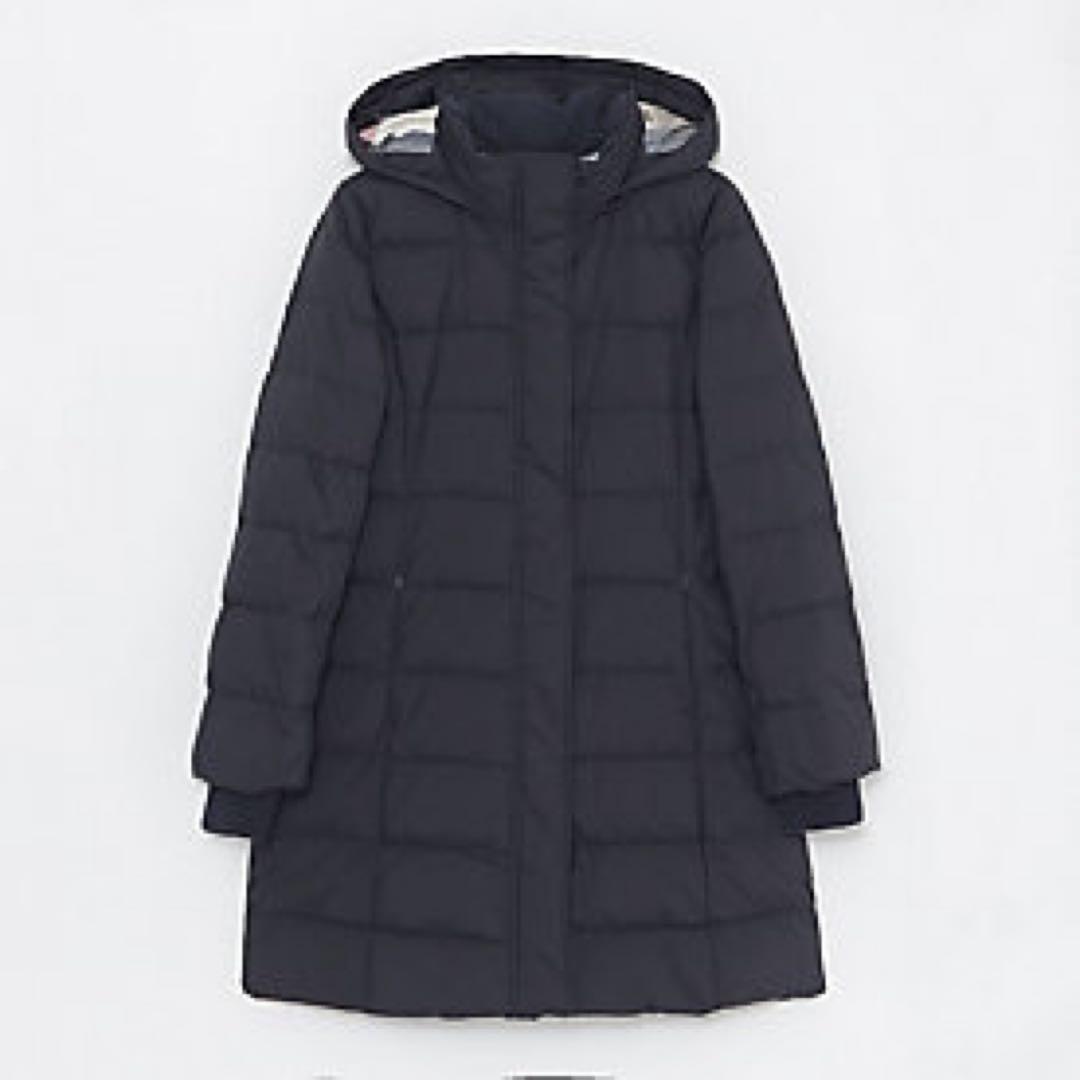 BLUE LABEL CRESTBIREDGEロングダウンコート ネイビー 36