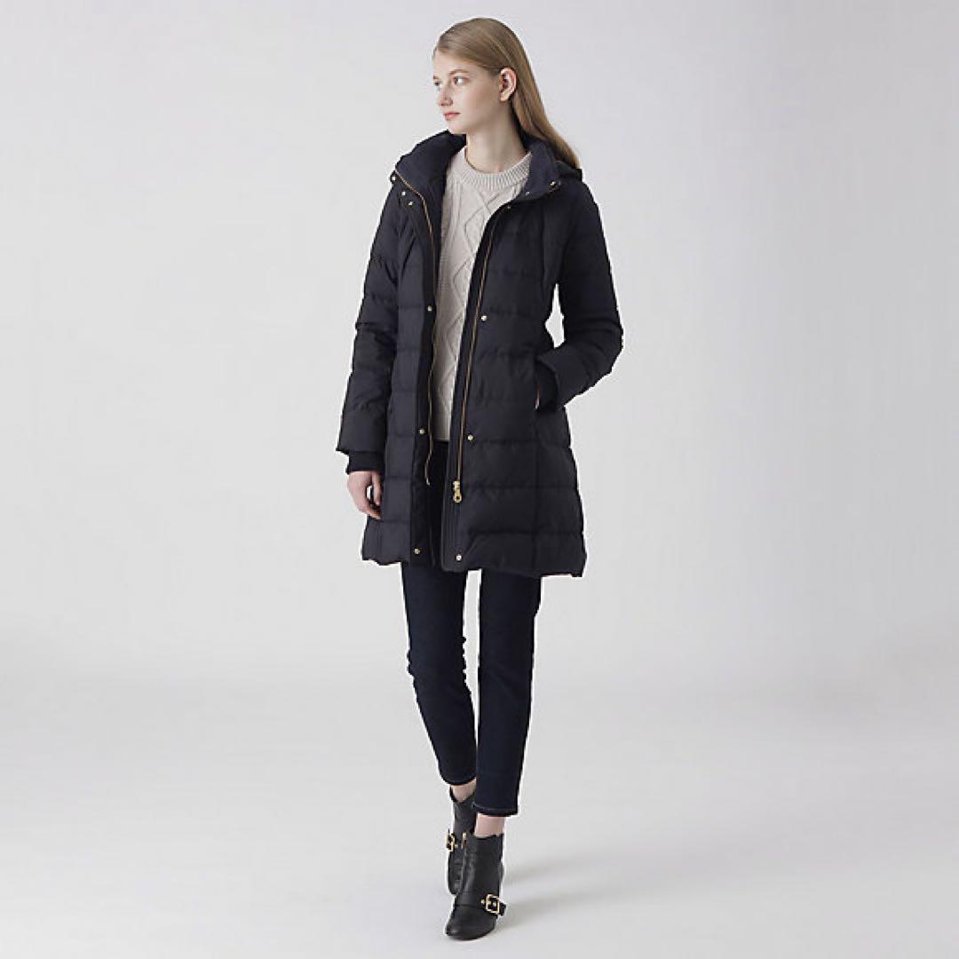 BLUE LABEL CRESTBIREDGEロングダウンコート ネイビー 36