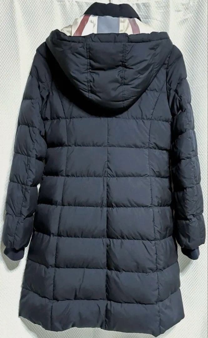 BLUE LABEL CRESTBIREDGEロングダウンコート ネイビー 36