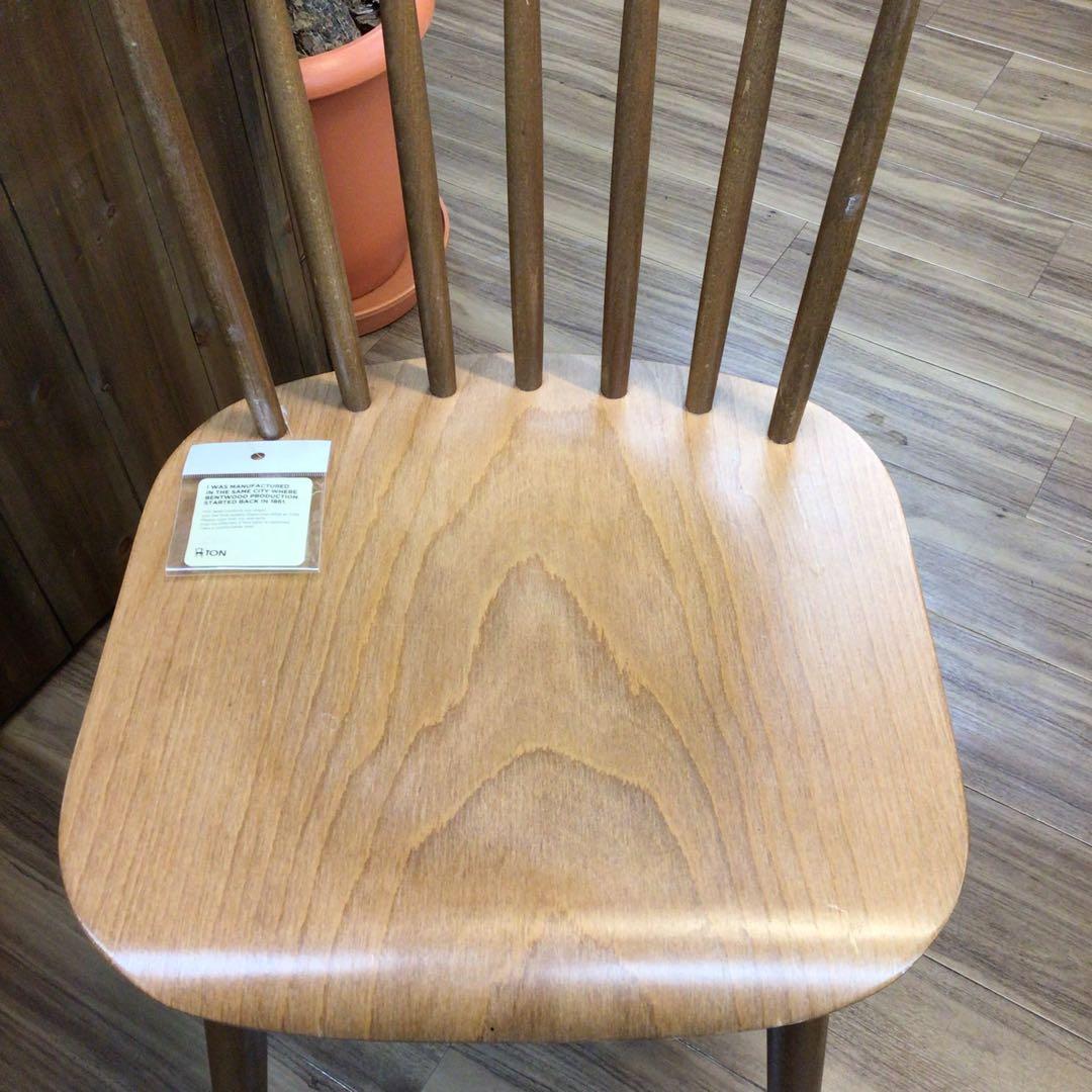 TON社 アイロニカチェア ウインザーチェア USED キズ有 北欧 引取歓迎