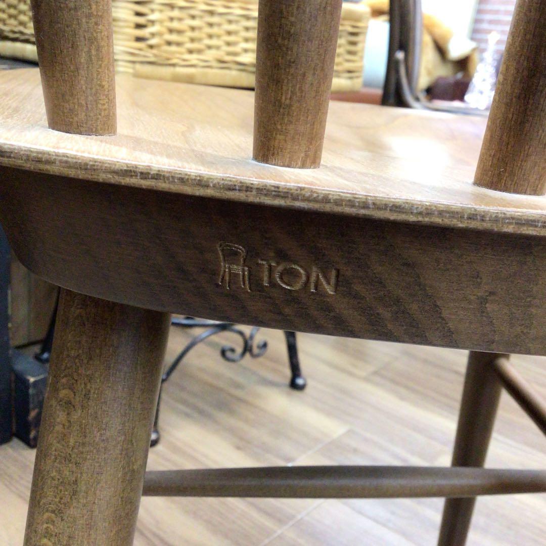 TON社 アイロニカチェア ウインザーチェア USED キズ有 北欧 引取歓迎