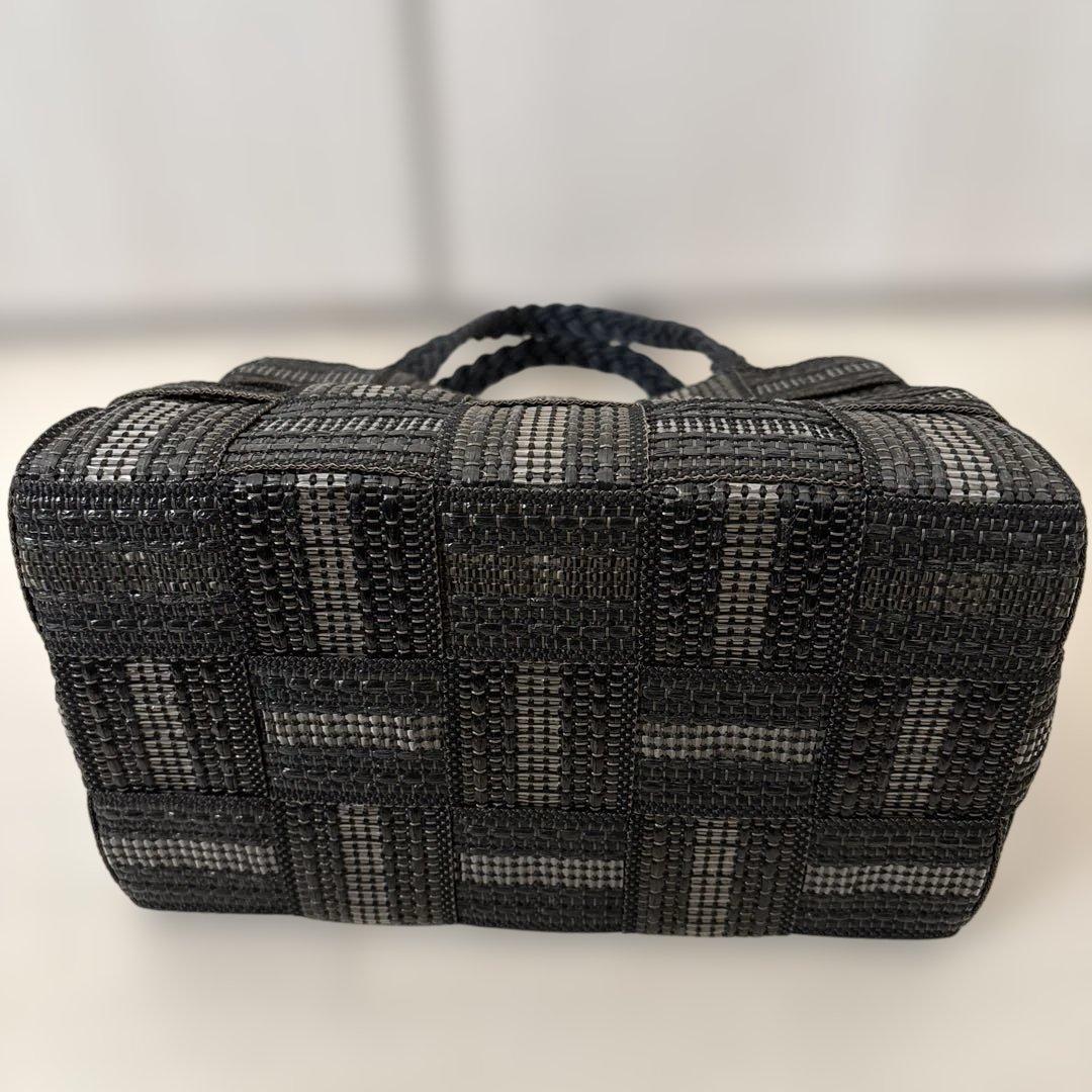 ALMA TONUTTI かごバッグ　三つ編みハンドル ブリザード メッゾ