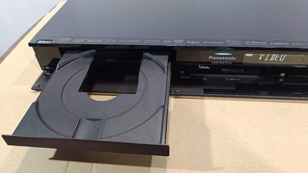 DMR-BWT510 ブルーレイレコーダー　HDD 500GB⇒3TBに換装