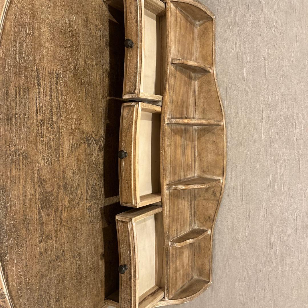 アンティーク風　木製デスク