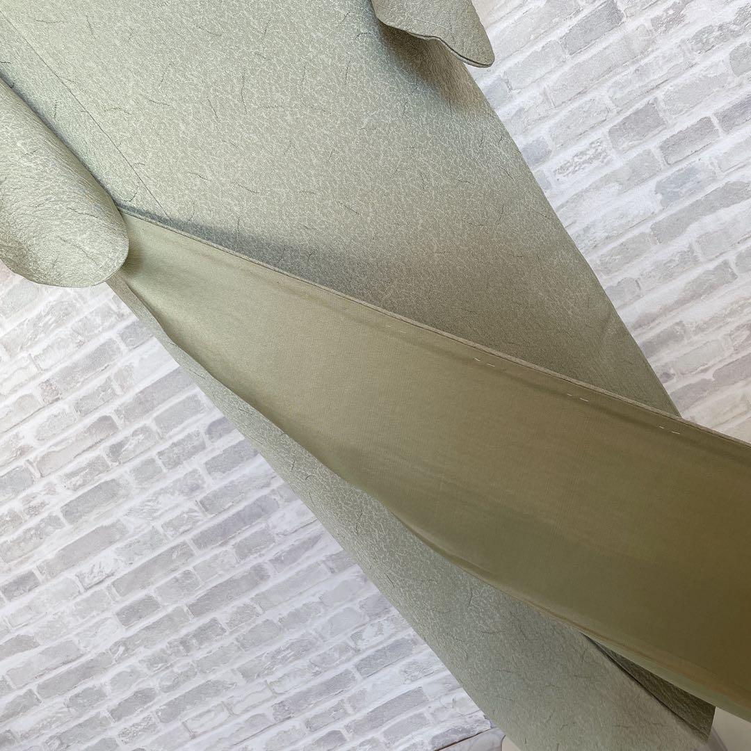 色無地　フルセット　小紋　躾糸付き　地紋　シンプル　礼装　カジュアル　着物　P4