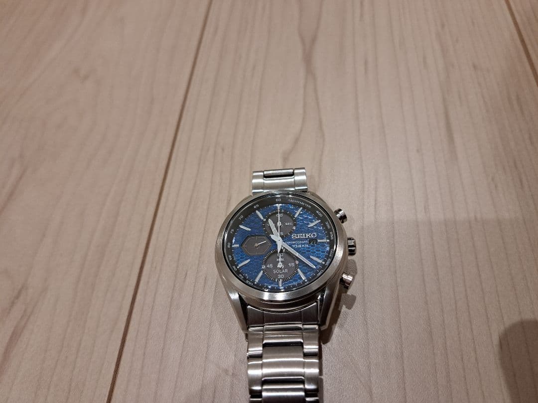 最終値下げSEIKO SSC801 ソーラー クロノグラフ