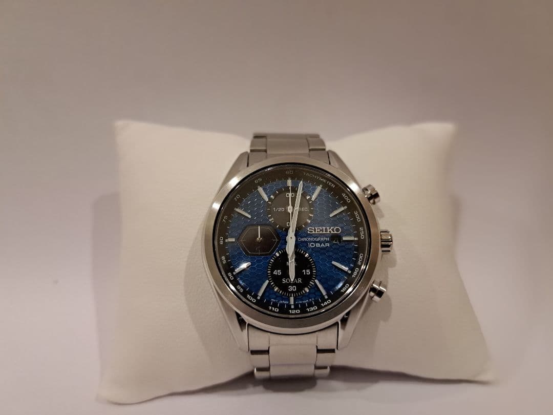 最終値下げSEIKO SSC801 ソーラー クロノグラフ