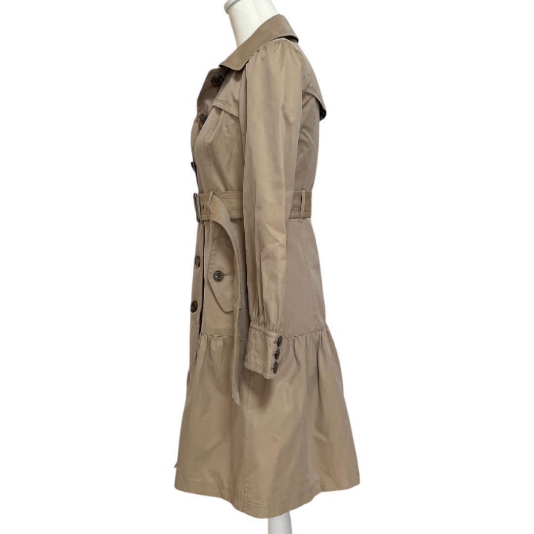 BURBERRY BLUE LABELトレンチコートベージュ フレアノバチェック