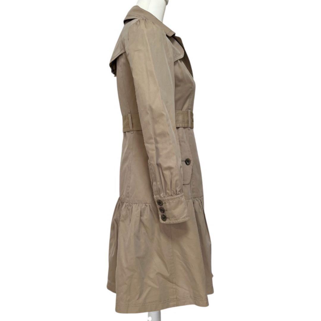 BURBERRY BLUE LABELトレンチコートベージュ フレアノバチェック