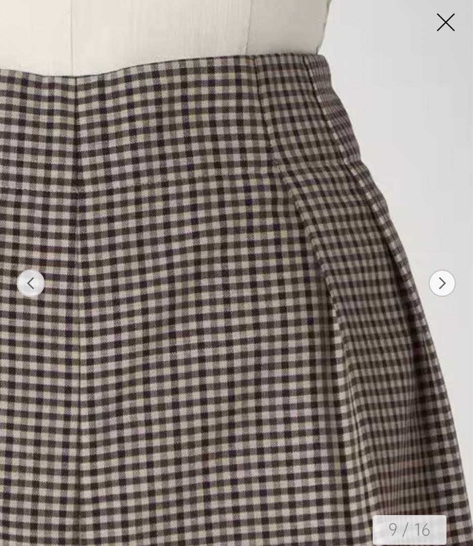 Drawer FALL1 ウールモヘヤチェックパンツ