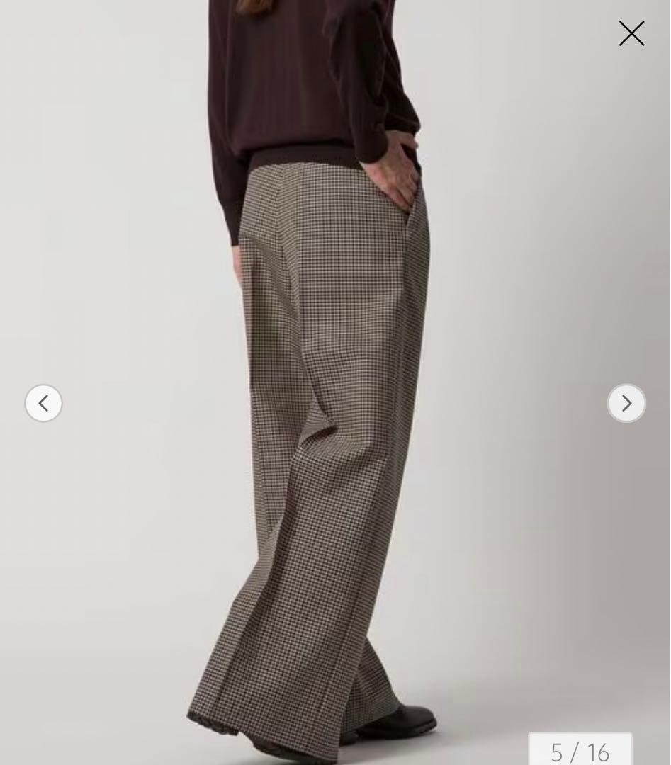 Drawer FALL1 ウールモヘヤチェックパンツ