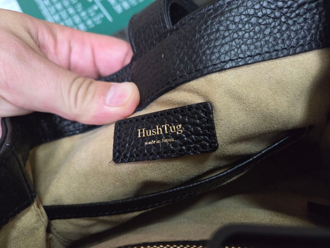 ハッシュタグ巾着レザーバック