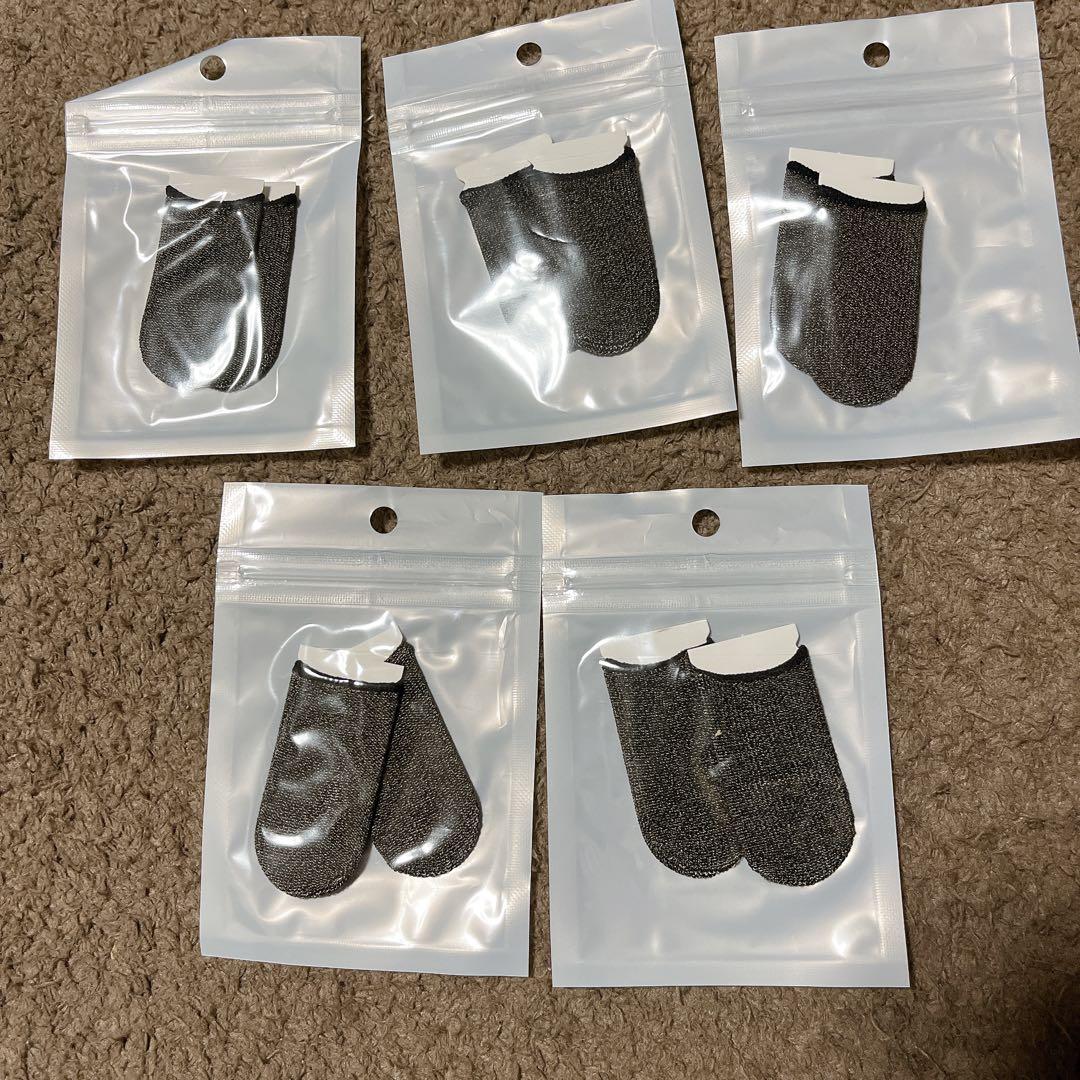 超薄銀繊維 10個入り スマートゲーミング 指サック シルバーファイバー