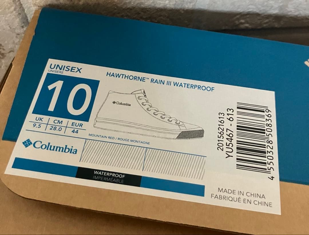 コロンビア スニーカー 防水 Columbia ホーソンレイン 28cm