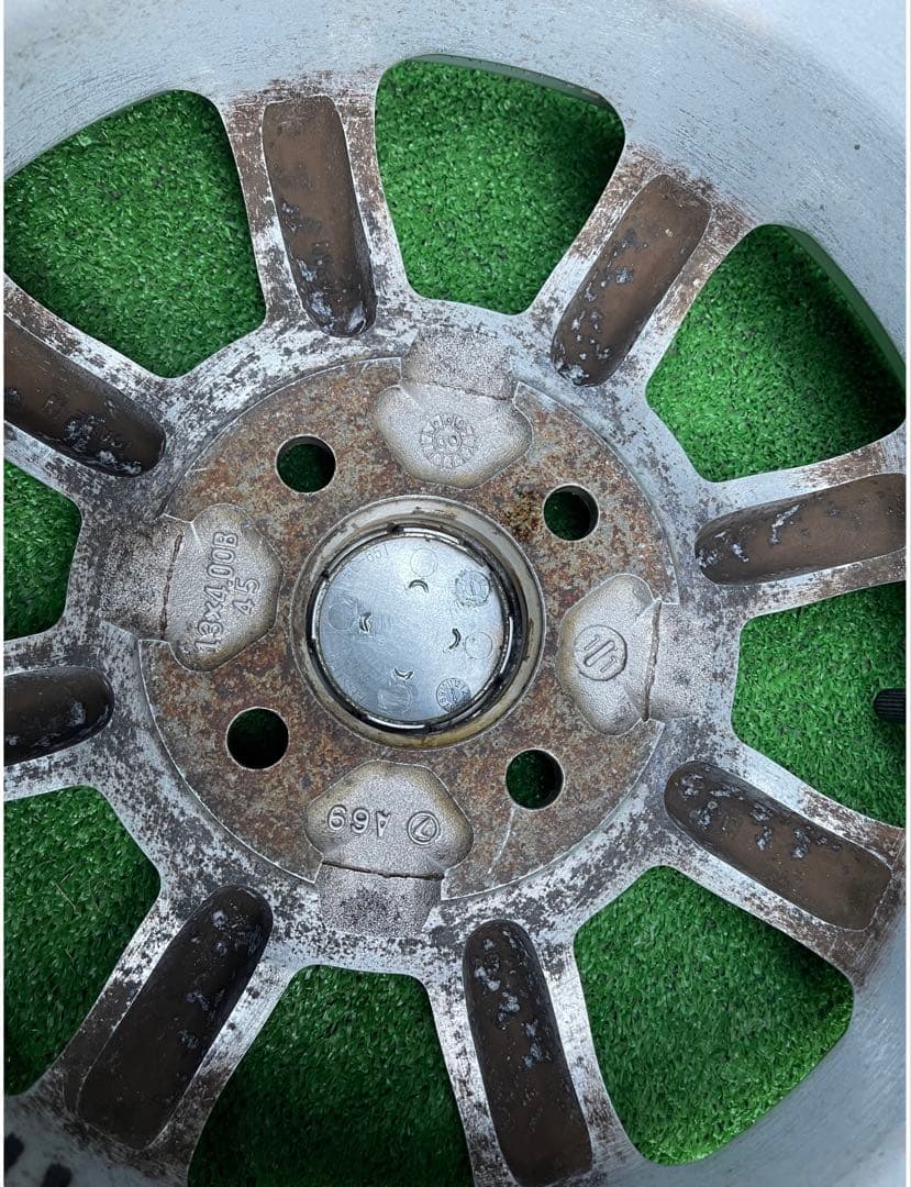 日本製 13インチ アルミホイール 13×4.0J +45 軽自動車用