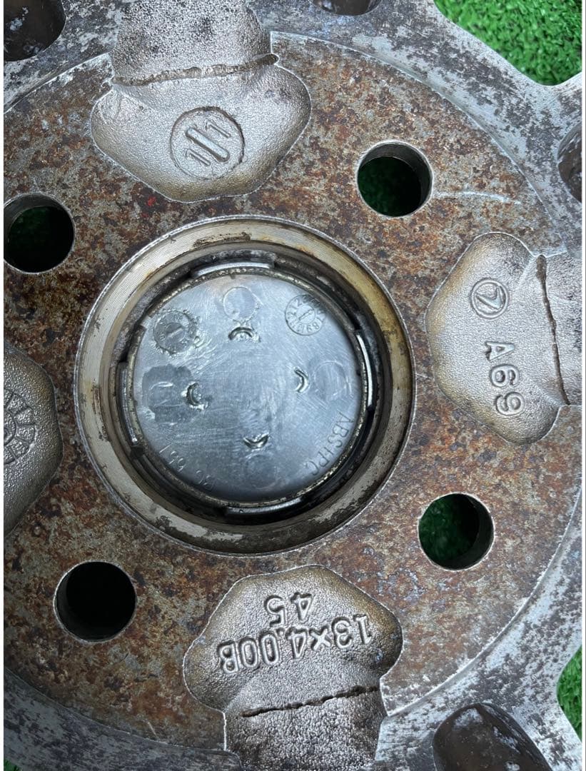 日本製 13インチ アルミホイール 13×4.0J +45 軽自動車用