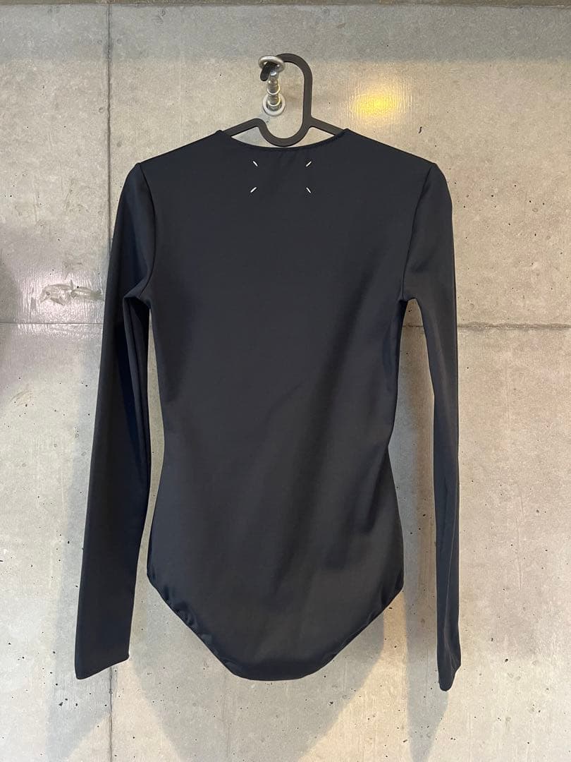 値下げ　Maison Margiela 長袖　トップス　ボディスーツ　ブラック