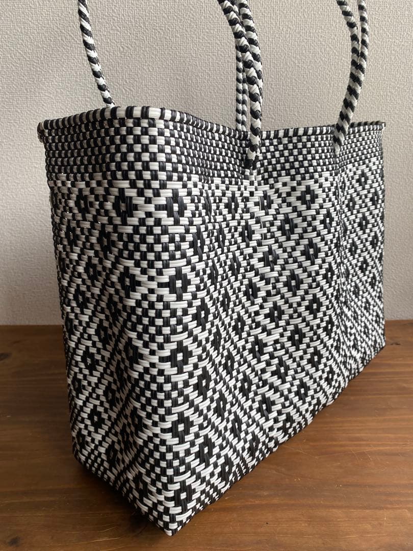 #G133-L1-特大サイズ　メキシコ　オアハカ直送　メルカドバッグ