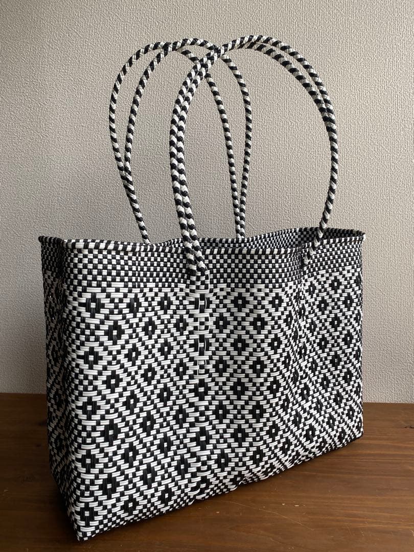 #G133-L1-特大サイズ　メキシコ　オアハカ直送　メルカドバッグ