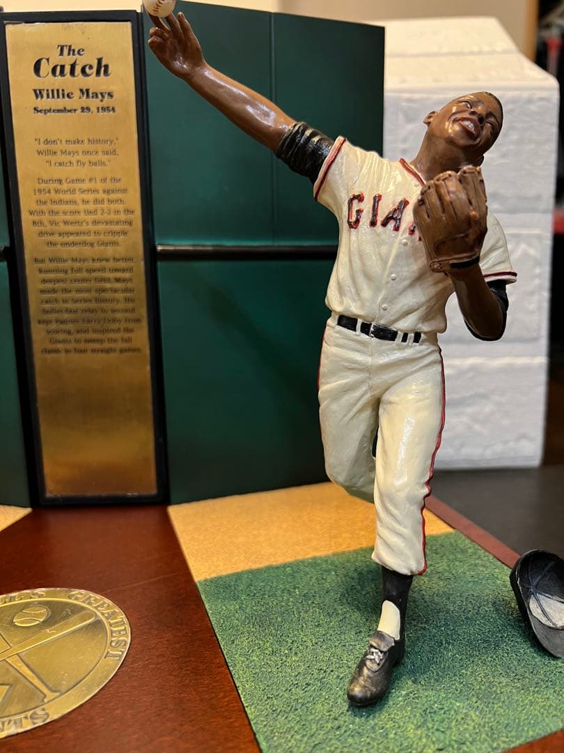 【The Danbury Mint】Willie Mays The Catch
