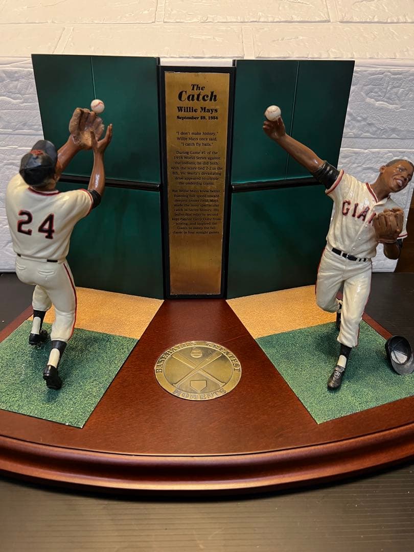 【The Danbury Mint】Willie Mays The Catch