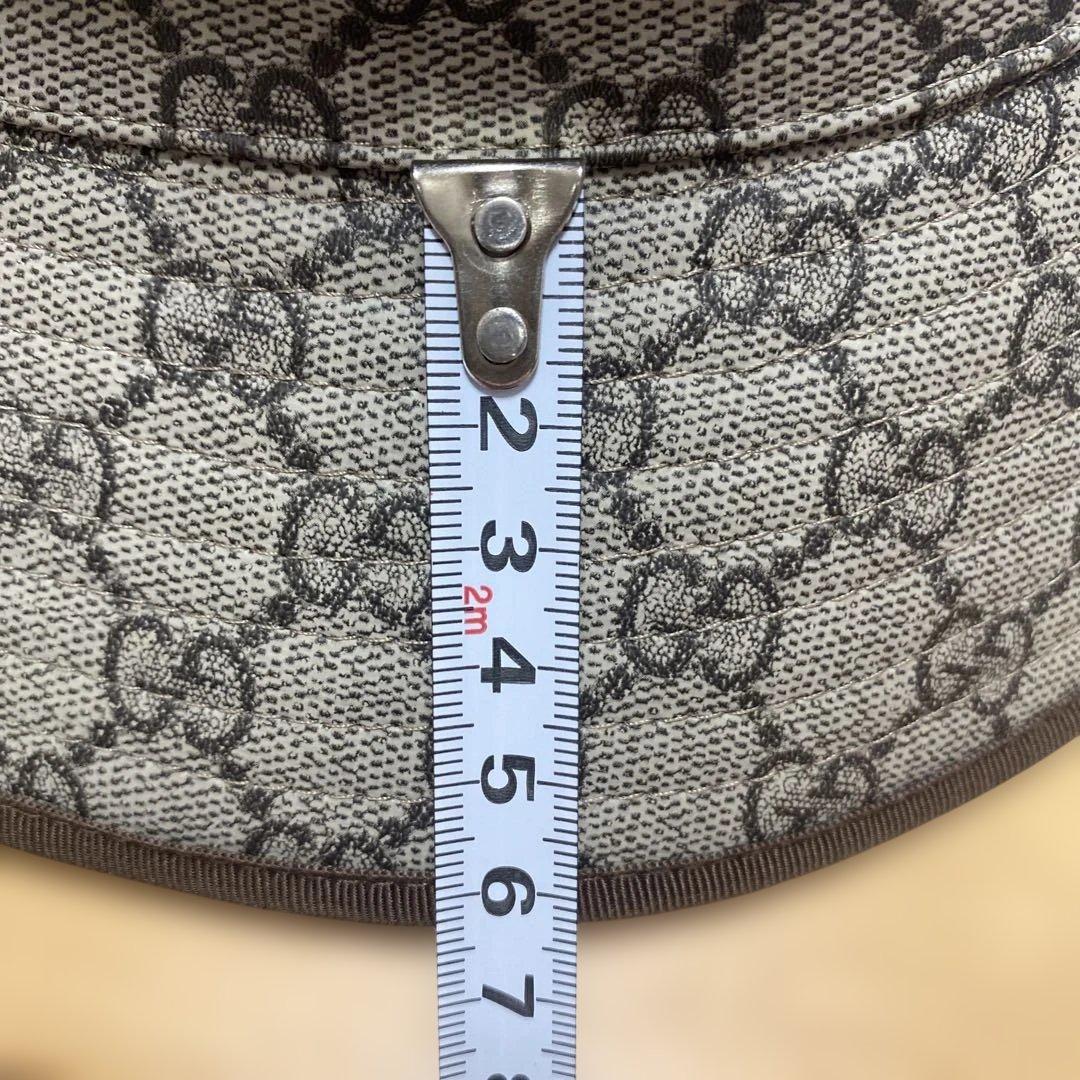 GUCCI GGパターン バケットハット ベージュ