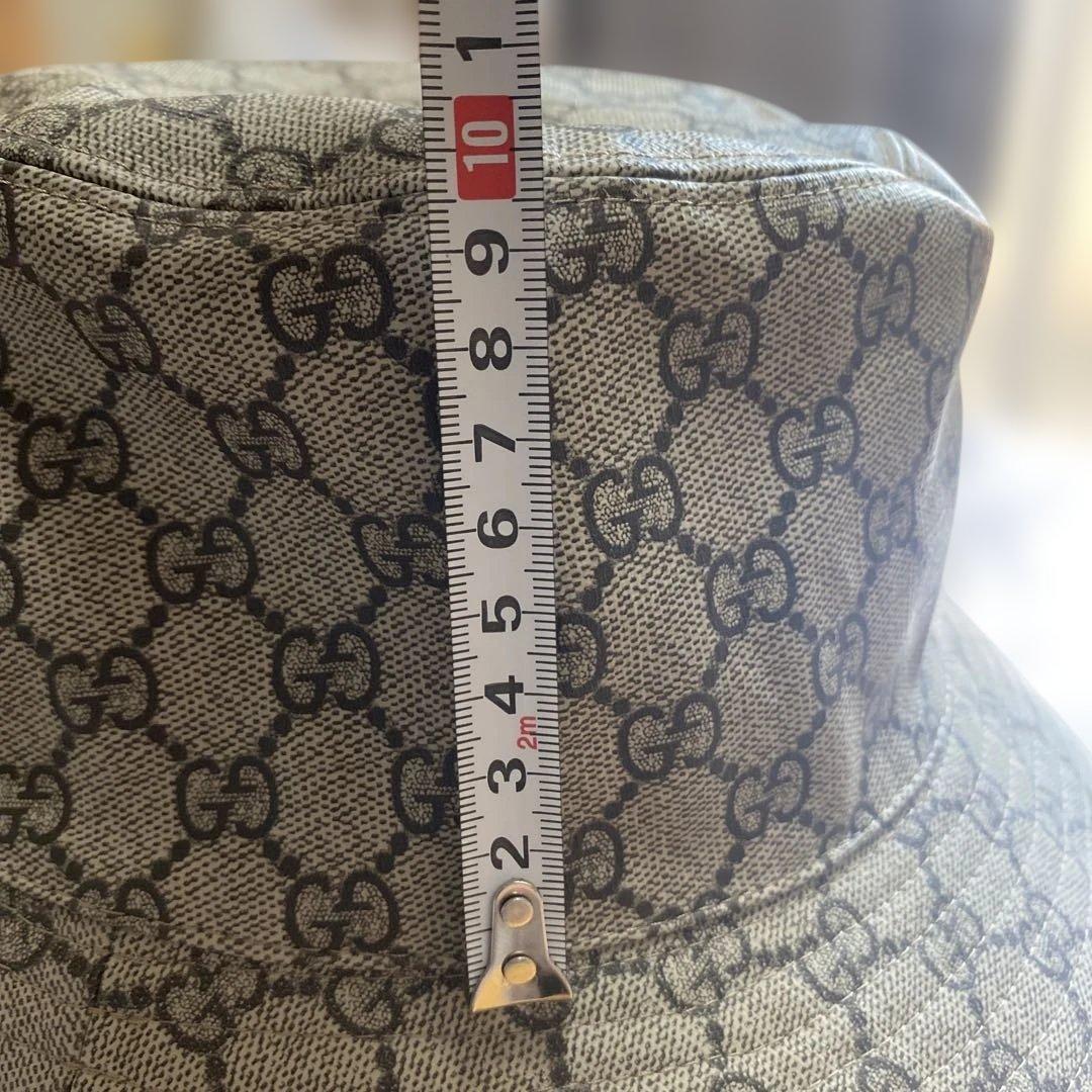 GUCCI GGパターン バケットハット ベージュ