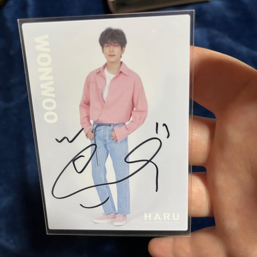 ウォヌ　直筆サイン入り　トレカ　HARU 027