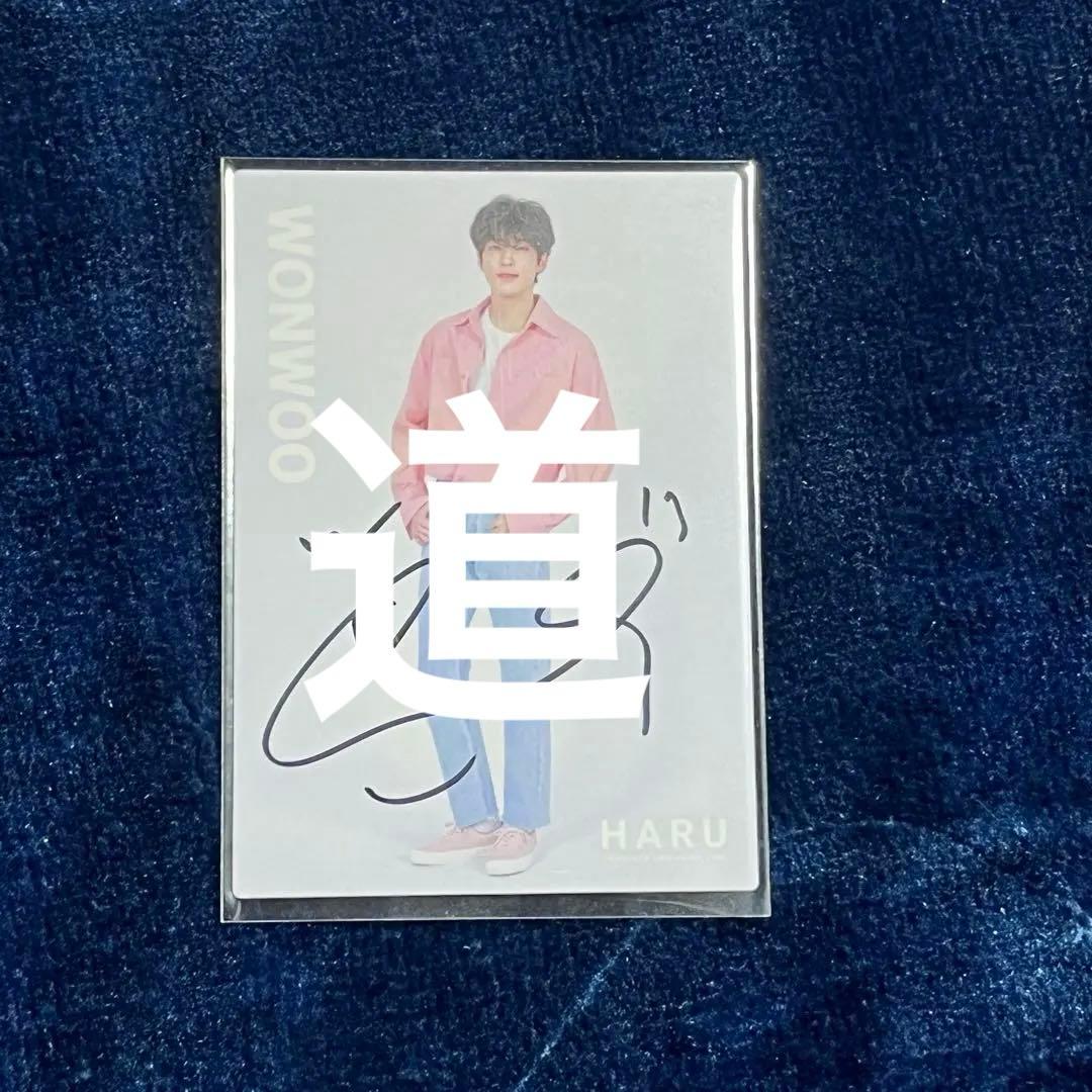 ウォヌ　直筆サイン入り　トレカ　HARU 027