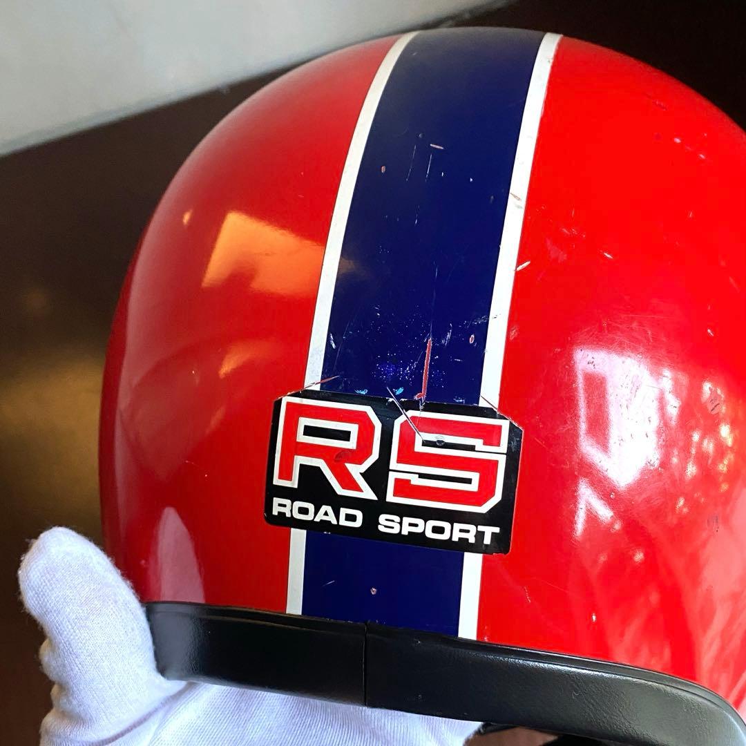 HONDA 族ヘル 目深加工 リペア済み 未使用 ビンテージヘルメット