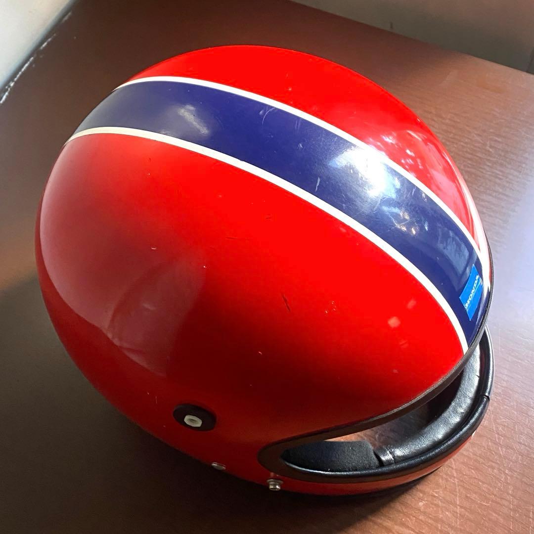 HONDA 族ヘル 目深加工 リペア済み 未使用 ビンテージヘルメット