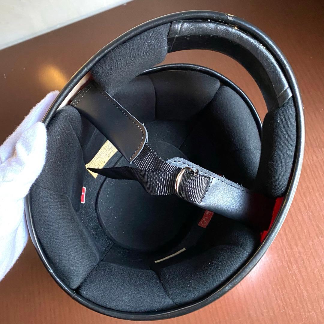 HONDA 族ヘル 目深加工 リペア済み 未使用 ビンテージヘルメット