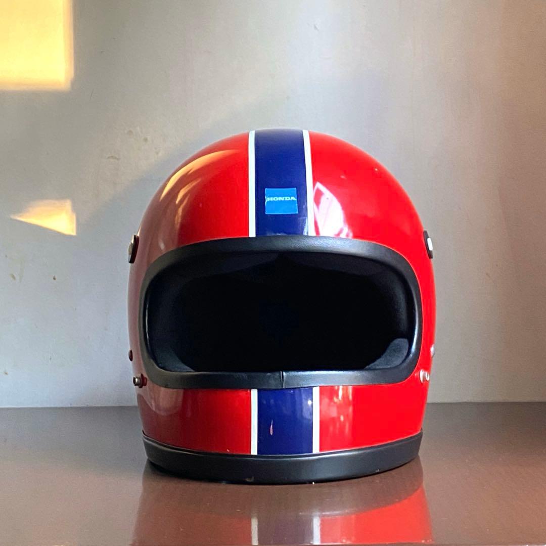 HONDA 族ヘル 目深加工 リペア済み 未使用 ビンテージヘルメット